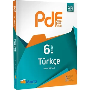 Martı Yayınları 6. Sınıf Türkçe Pdf Planlı Ders Föyü