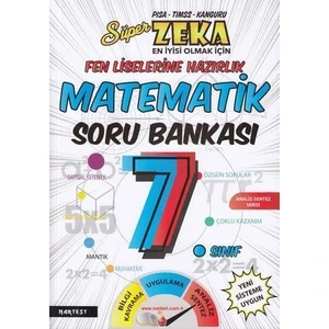 Nartest Yayınevi Nartest Yayınları 7. Sınıf Süper Zeka Fen Liselerine Hazırlık Matematik Soru Bankası