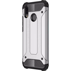 Huawei P Smart 2019 Kılıf Rugged Armor Gümüş