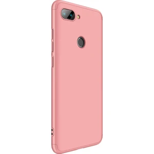 Xiaomi Mi 8 Lite Kılıf Double Dip 360 Protective Rose Gold