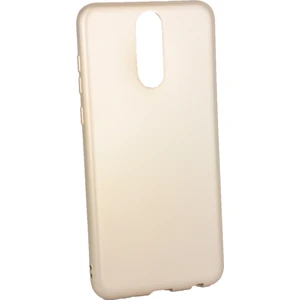 Case 4U Huawei Mate 10 Lite Kılıf Klasik Mat Silikon Lüks Arka Kapak Premier Altın