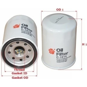 Sakura Honda Civic 1.4 1.6 FD6 FB7 FC5 Yağ Filtresi