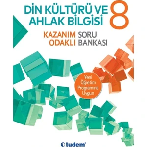 Tudem Yayınları 8. Sınıf Din Kültürü Ve Ahlak Bilgisi Kazanım Odaklı Soru Bankası