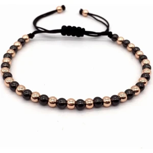 Alnis Atelier Hematit ve Oniks Doğal Taş Bileklik 