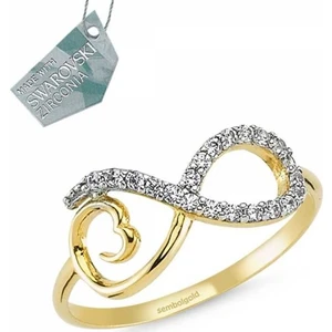 Sembol Gold Altın Sonsuzluk Yüzük Sg42-018303 16
