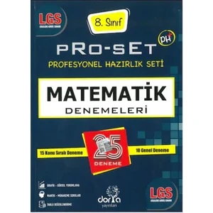 Dora Basım Yayın LGS Matematik Pro-Set 25 Denemeleri