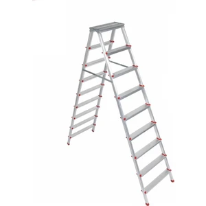 9+9 Çift Çıkışlı Alüminyum Merdiven