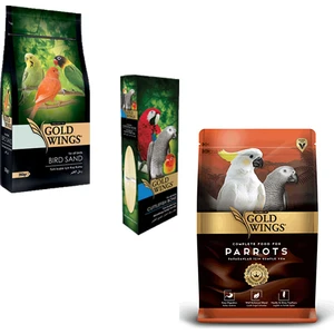 Gold Wings Premium Papağan Kuş Yem Seti