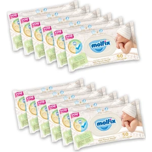 Yenidoğan Islak Pamuklu Mendil 600 Yaprak