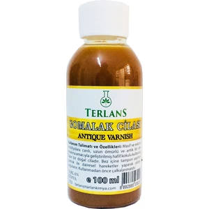Terlans Doğal Ahşap Cilası Gomalak 100ml Antik Vernik - Shellac