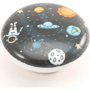 Porselen Ufo Düğme Kulp PD110