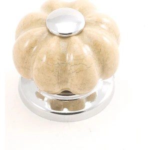 Porselen Krom Rustik Düğme Kulp