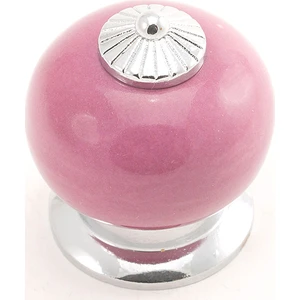 Porselen T.Rustik Krom Düğme Kulp