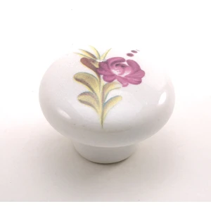 Porselen Büyük Mantar Düğme Kulp