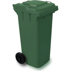 Plastico 120 Lt Yeşil Çöp Konteyneri