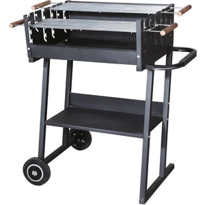 Binbirreyon Çelik Kömürlü Mangal Barbekü Büyük Boy Çift Izgara 87X52Cm Af040