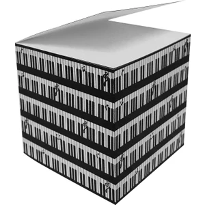 Müzik Küp Notluk Piyano Tuşları - Yenilik, Sırttan Ciltli