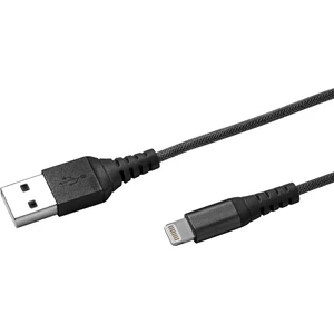 Nylon Lightning Kablo - Siyah