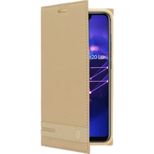 DVR Huawei Mate 20 Lite Kılıf Kapaklı Mıknatıslı Magnum (Gold) + Nano Cam Ekran Koruyucu