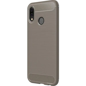 DVR Huawei P20 Lite Kılıf Room Özel Karbon Hybrid Silikon (Füme) + Cam Ekran Koruyucu