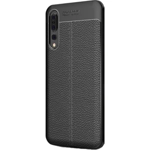 DVR Huawei P20 Pro Kılıf Silikon Özel Niss (Siyah) + Nano Cam Ekran Koruyucu