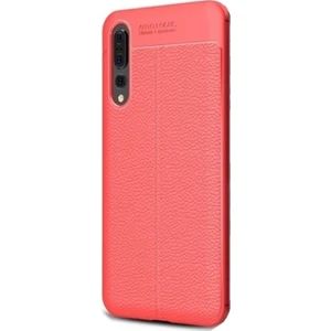 DVR Huawei P20 Pro Kılıf Silikon Özel Niss (Kırmızı) + Nano Cam Ekran Koruyucu