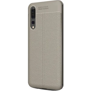DVR Huawei P20 Pro Kılıf Silikon Özel Niss (Füme) + Nano Cam Ekran Koruyucu