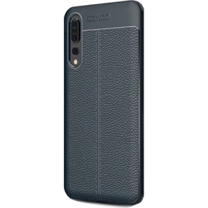 DVR Huawei P20 Pro Kılıf Silikon Özel Niss (Lacivert) + Nano Cam Ekran Koruyucu