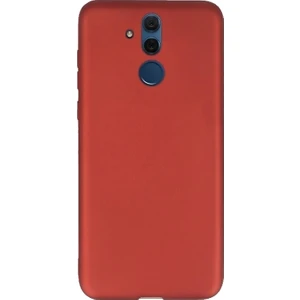 DVR Huawei Mate 20 Lite Silikon Kılıf Premir (Kırmızı) + Nano Cam Ekran Koruyucu