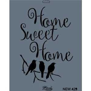 New Seri N-429 Stencil 35x25 cm