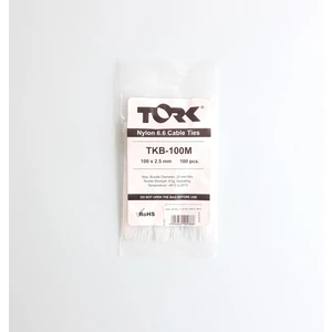 Beyaz Kablo Bağı 2,5X100