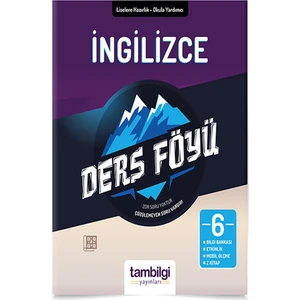 Tam Bilgi Yayınları 6. Sınıf İngilizce Dersföyleri(Soru Bankası)