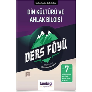 Tam Bilgi Yayınları 7. Sınıf Din Kültür ve Ahlak Bilgisi Dersföyleri(Soru Bankası)