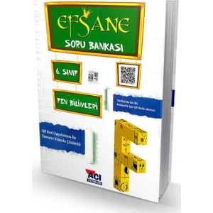 Açı Yayınları Efsane Yayınları 6. Sınıf Fen Bilimleri Soru Bankası
