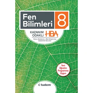 Tudem Yayınları 8 Fen Bilimleri HBA