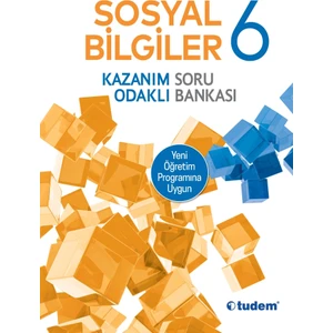 Tudem Yayınları 6 Sosyal Bilgiler Soru Bankası 2018-2019 Müfredat