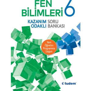 Tudem Yayınları 6 Fen Bilimleri Soru Bankası 2018 Müfredat