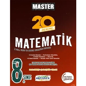 Okyanus Yayınları 8. Sınıf Master 20 Matematik Denemesi