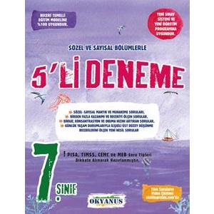 Okyanus Yayınları 7. Sınıf 5'li Deneme