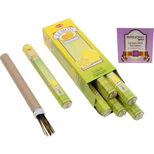 Lemon Limon 6 Adet Tütsü (120 Adet Çubuk) ve Esterya Plus Defne Sabunu