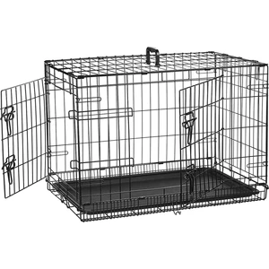 Best Cage 76X48X57 Cm İki Kapılı Katlanabilir Metal Köpek Kafesi