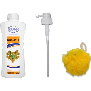 Duş Jeli 1000 ml. + Pompa Aparat + Banyo Lifi