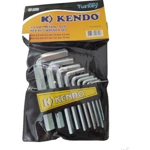 Kendo 10 Lu Kısa Düz Alyan Takımı Hobby Set