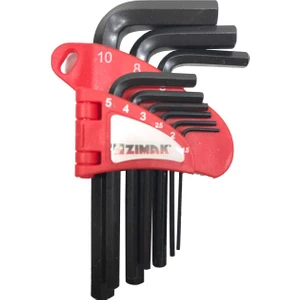 9 Parça Düz Alyan Takımı 120 mm Kısa