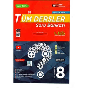 Sbm Yayınları Tüm Dersler Soru Bankası 8. Sınıf
