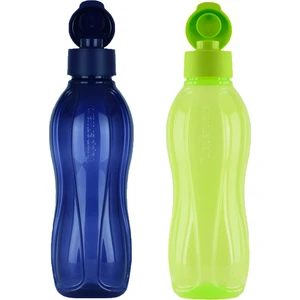 Eko Şişe 1 Litre Lacivert ve 1 Litre Yeşil