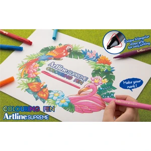 Supreme Colouring Keçe Uçlu (0.6 mm) Kalem Açık Sarı