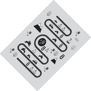 Cici Tasarım Siyah Beyaz Orman yolu Erkek Çocuk Tasarımsı-150x150