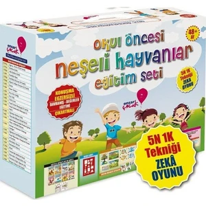 Ensar Çocuk Yayınları Okul Öncesi Neşeli Hayvanlar Eğitim Seti
