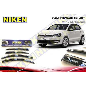 Vw Polo Paslanmaz Kromlu 4'Lü Cam Rüzgarlığı Seti 2011-2017
